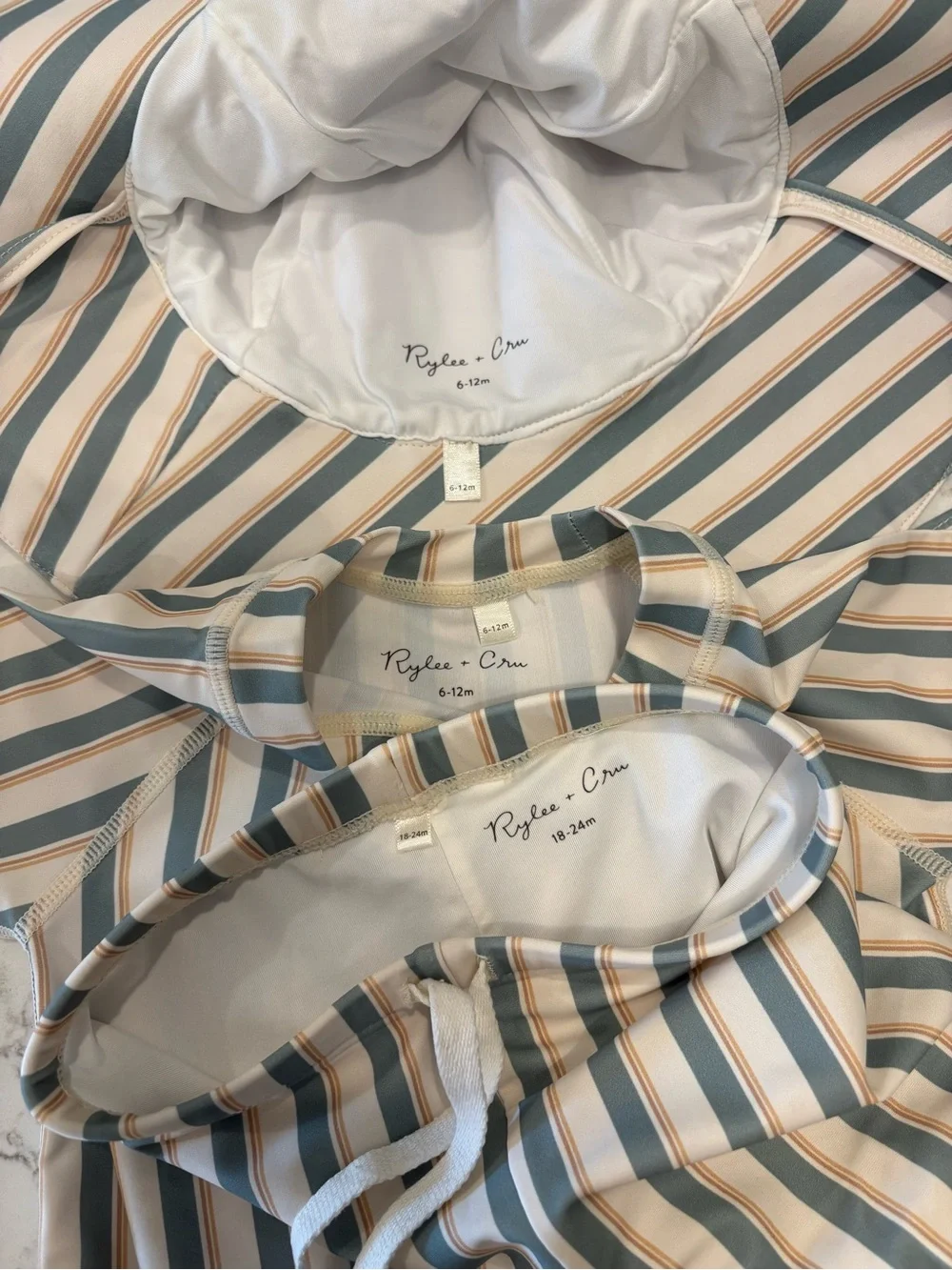 Rylee + Cru Swimsuit and hat NWOT